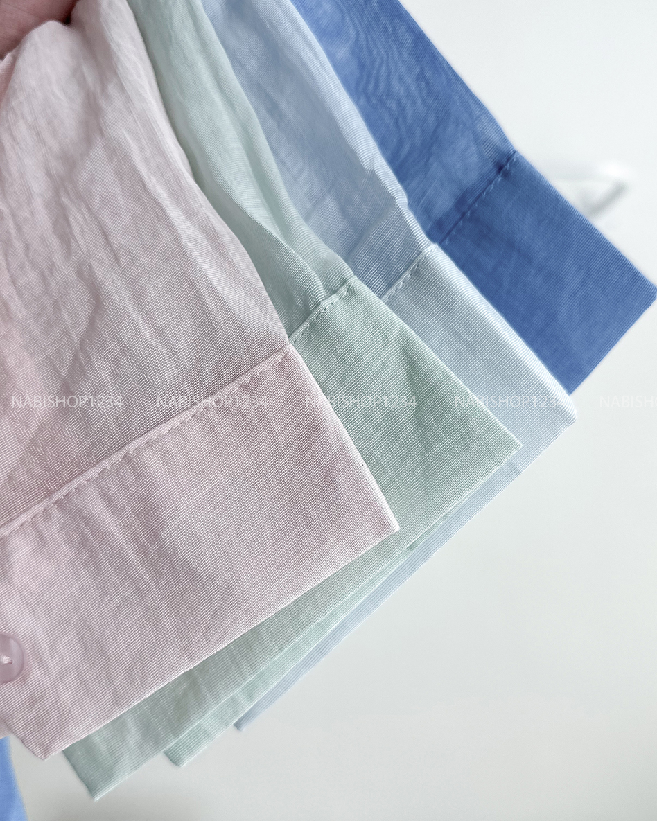 Áo Sơ Mi Số 320-D TD Tơ Nơ Lưng + 2S Nơ