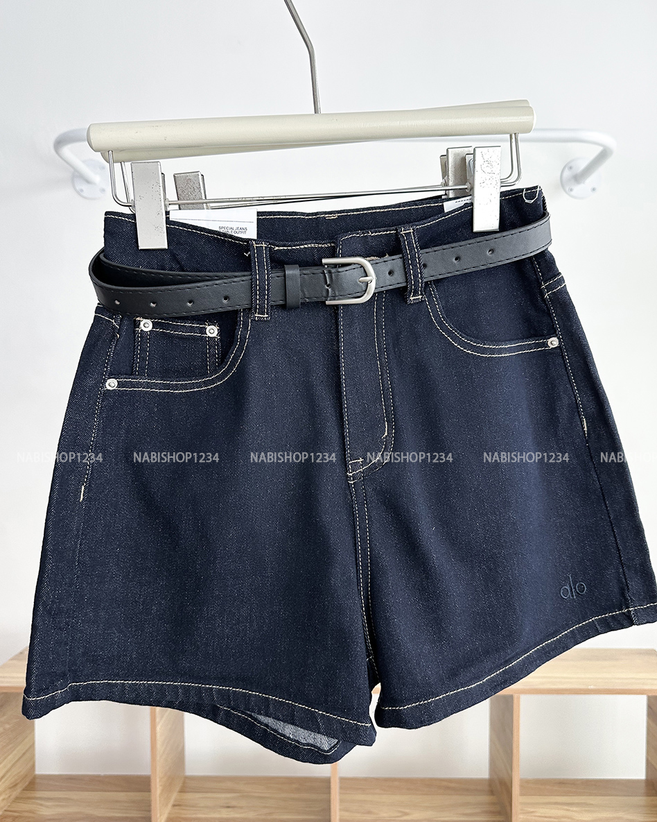 Quần Short Số 155-B 2690 Jean Thêu Chữ + Nịt