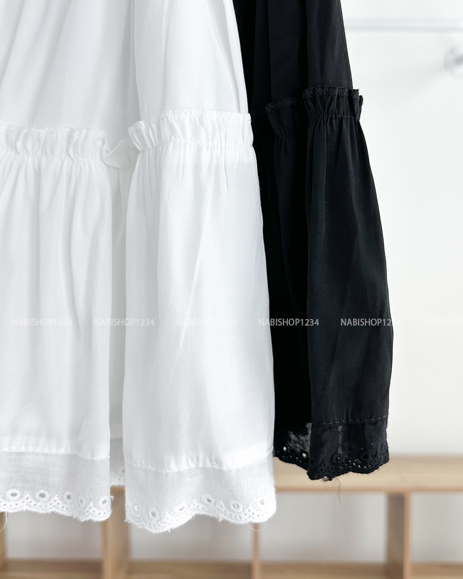 Chân Váy Số 311-U 669 Ngắn LT Lai Ren