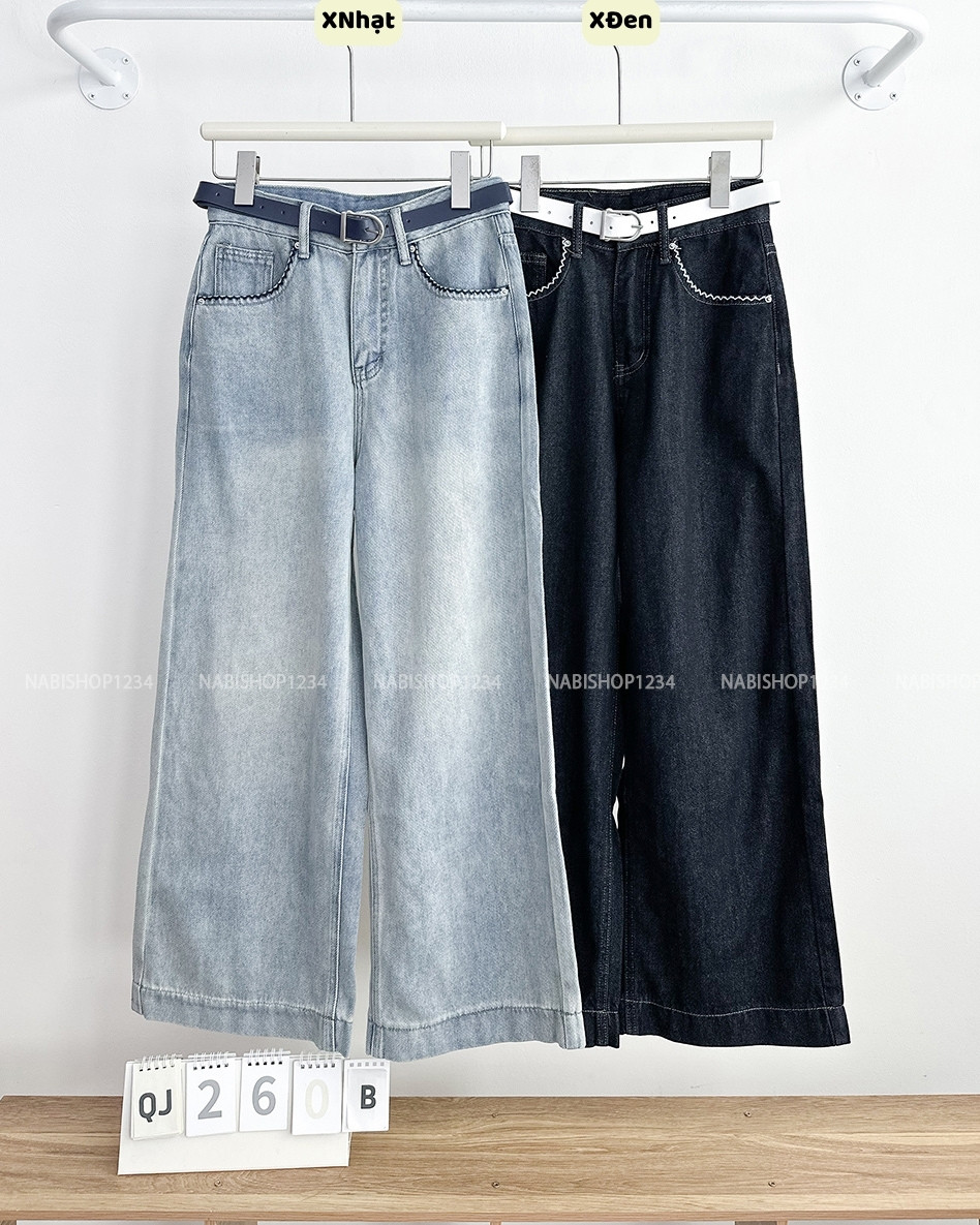 Quần Jean Số 260-B 3328 NL OS Túi Viền+Nịt
