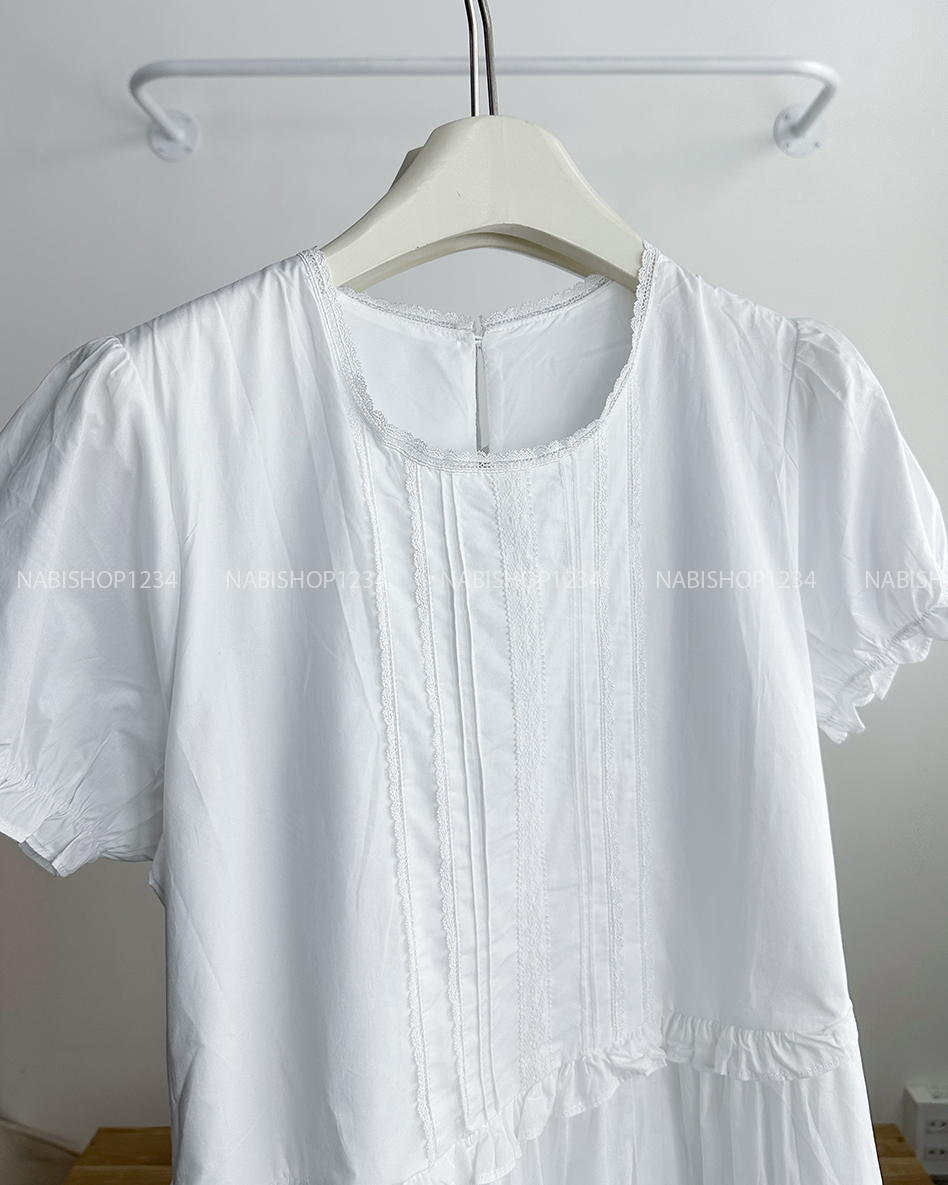 Váy Số 182-D 8929 BBD Cổ Viền Ren