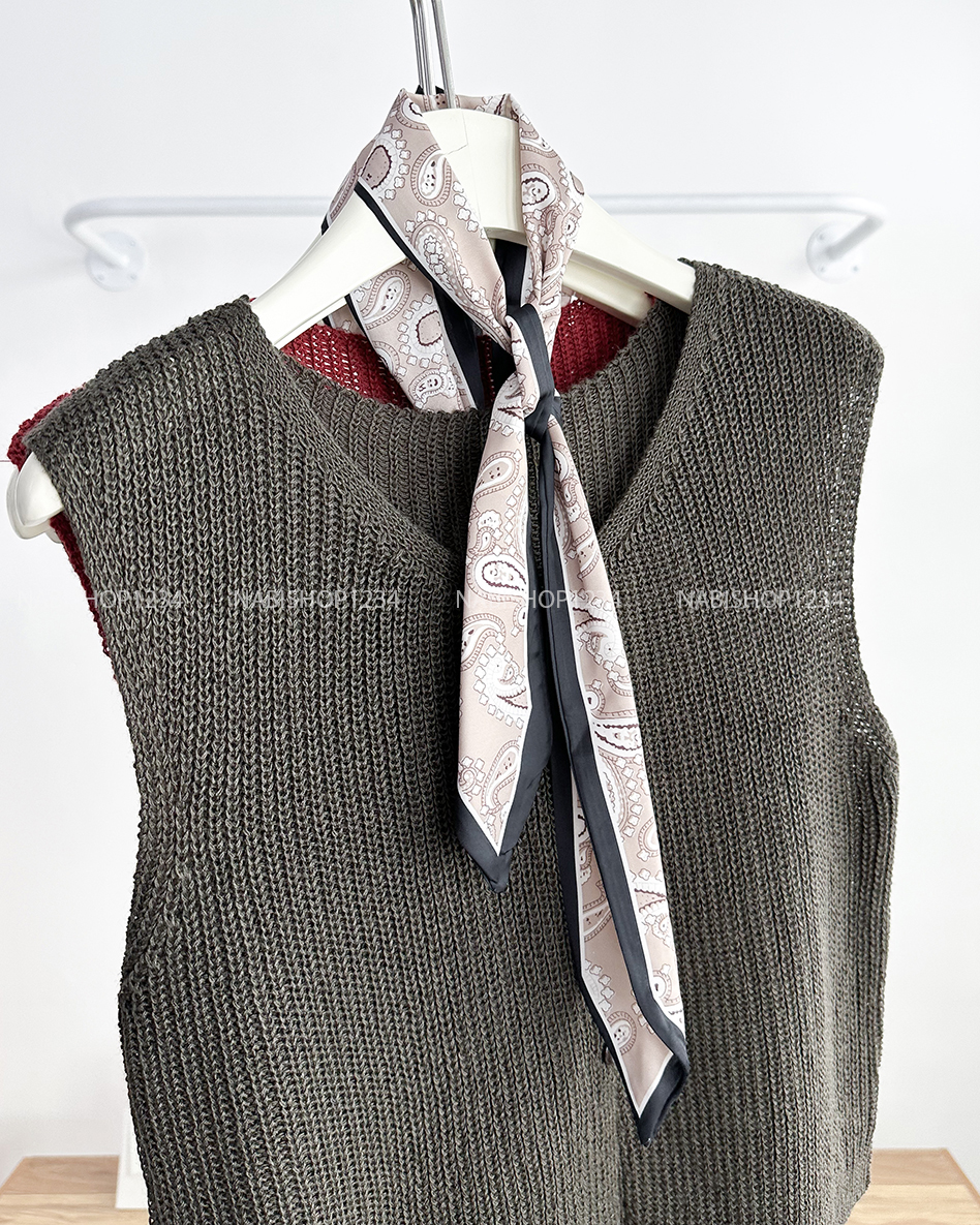 Áo Len Số 110-D SN + Khăn Thổ Cẩm