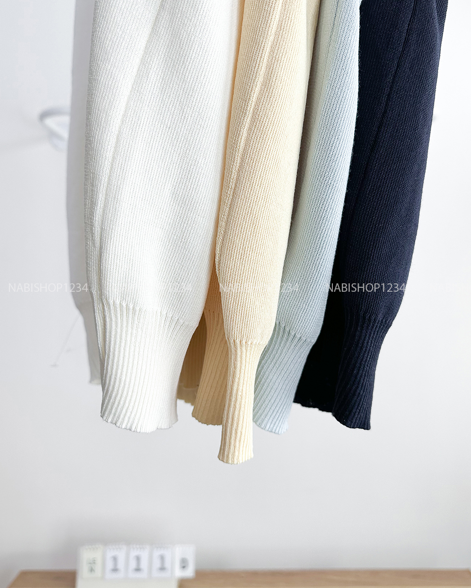Áo Len Số 111-D Polo Cổ Viền Thêu Chữ