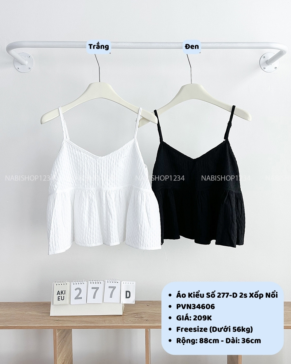 Áo Kiểu Số 277-D 2s Xốp Nổi