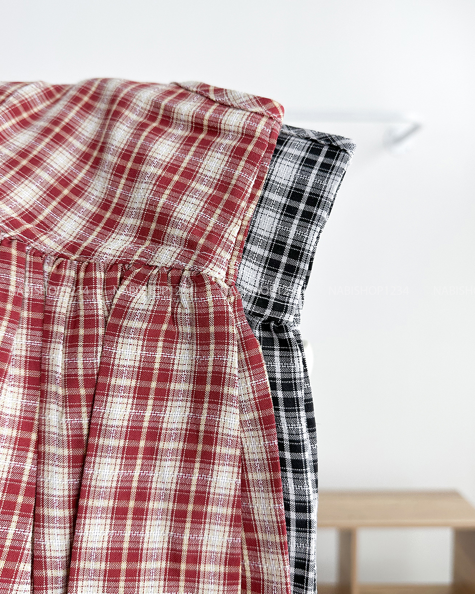 Áo Kiểu Số 294-D 73602 2 Dây Caro