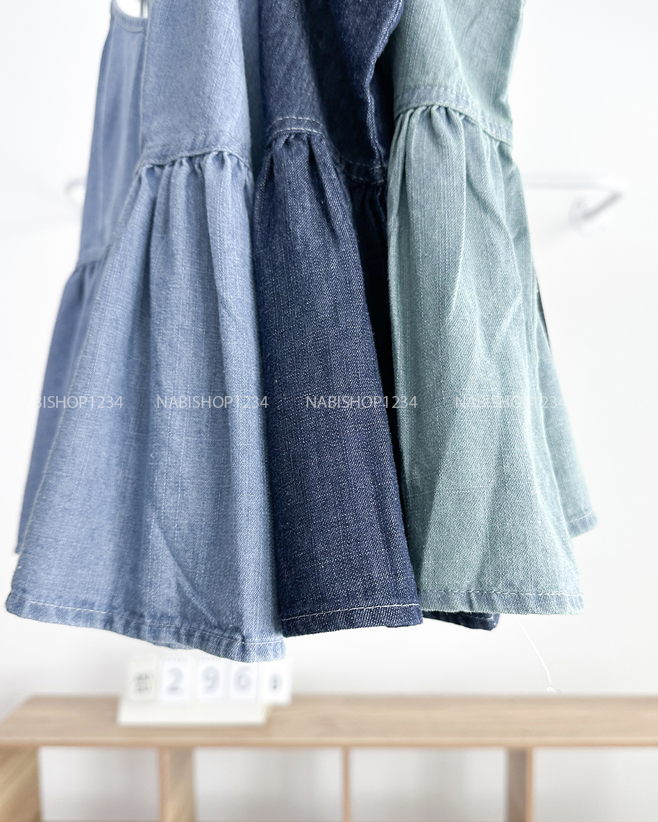 Áo Kiểu Số 296-D 73603 BBD 2Dây Denim