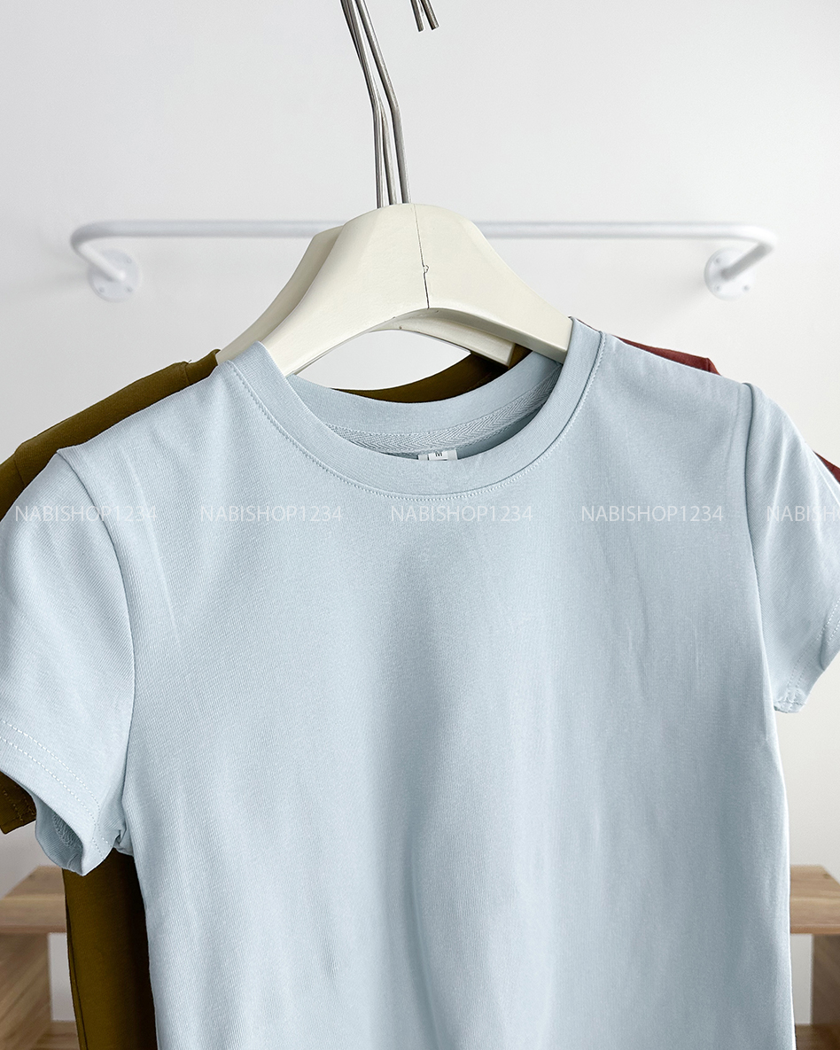 Áo Croptop Số 201-B 3221 TN Trơn