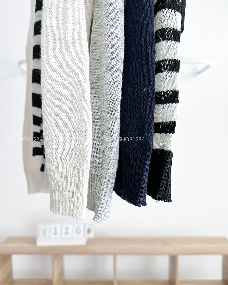 Áo Len Số 116-B Sát Nách Thêu + Khăn
