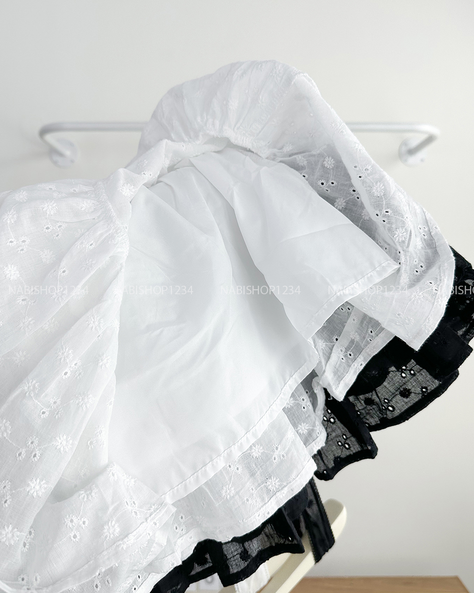 Váy Số 186-D 9098 2s Bản To Hoa Nổi