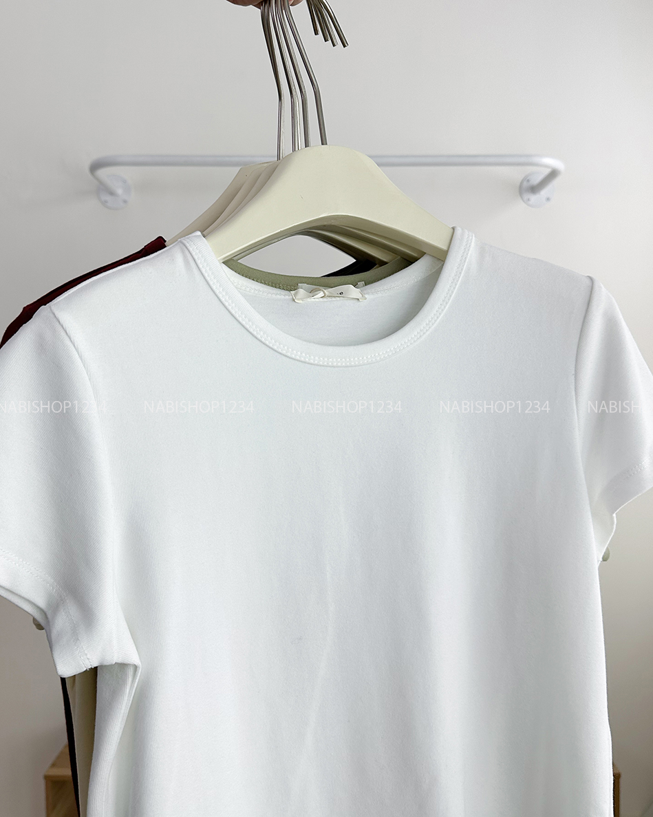 Áo Thun Số 109-M 3557 Babytee Trơn New