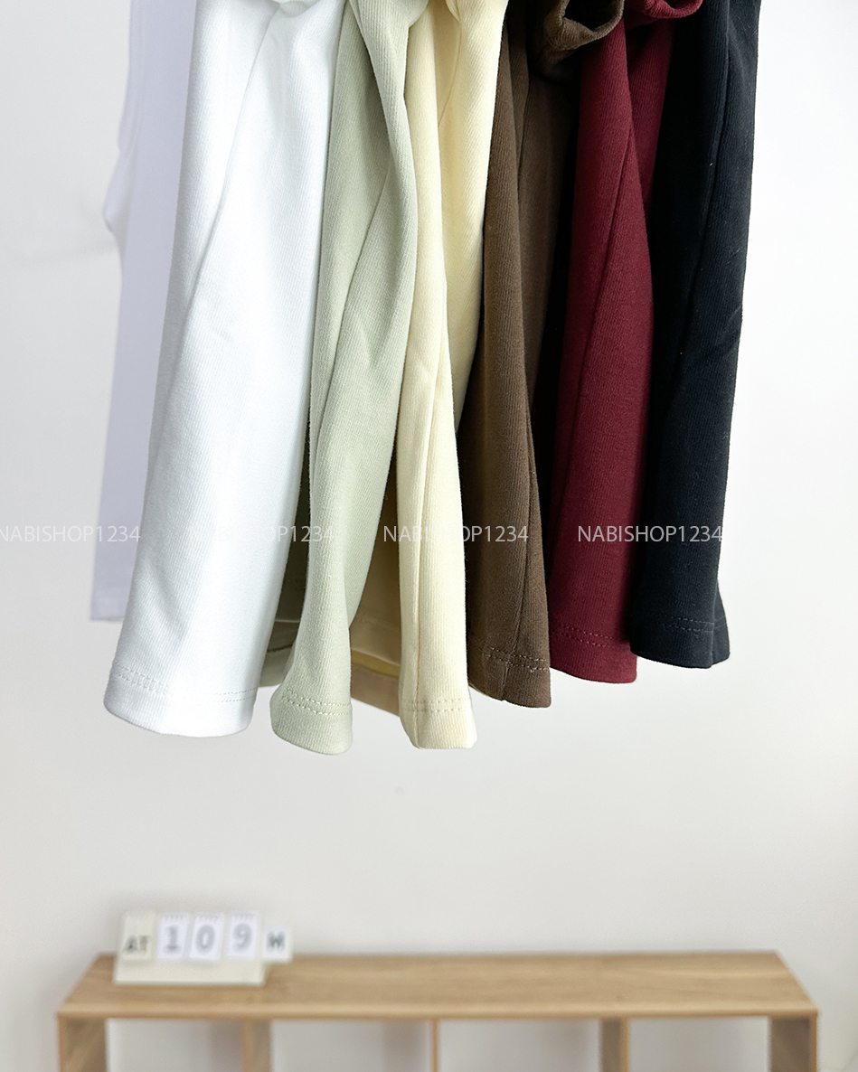 Áo Thun Số 109-M 3557 Babytee Trơn New