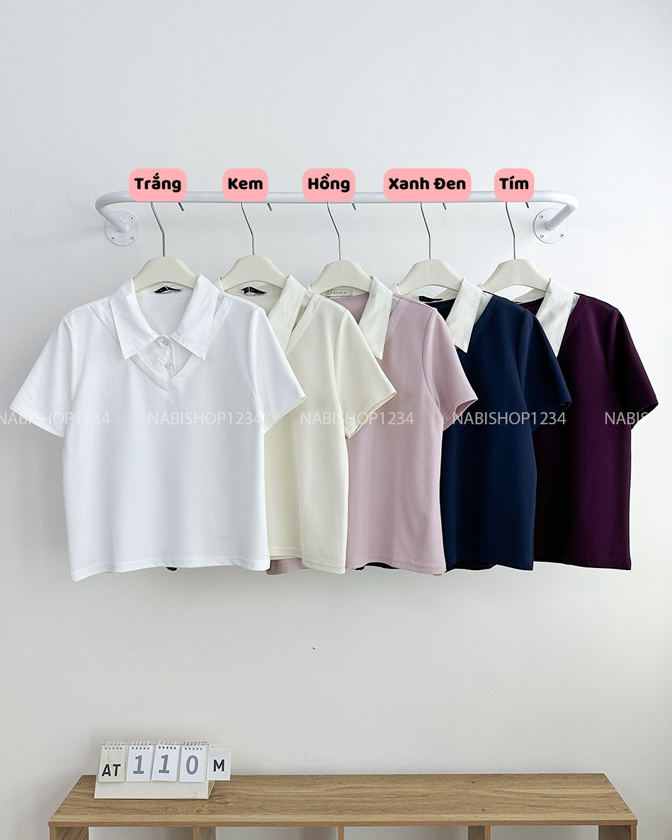 Áo Thun Số 110-M 3576 Polo Cổ Phối