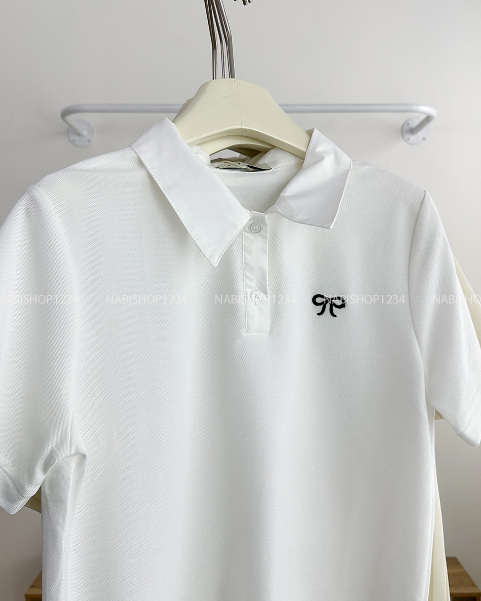 Áo Thun Số 111-M 3577 Polo Thêu Nơ