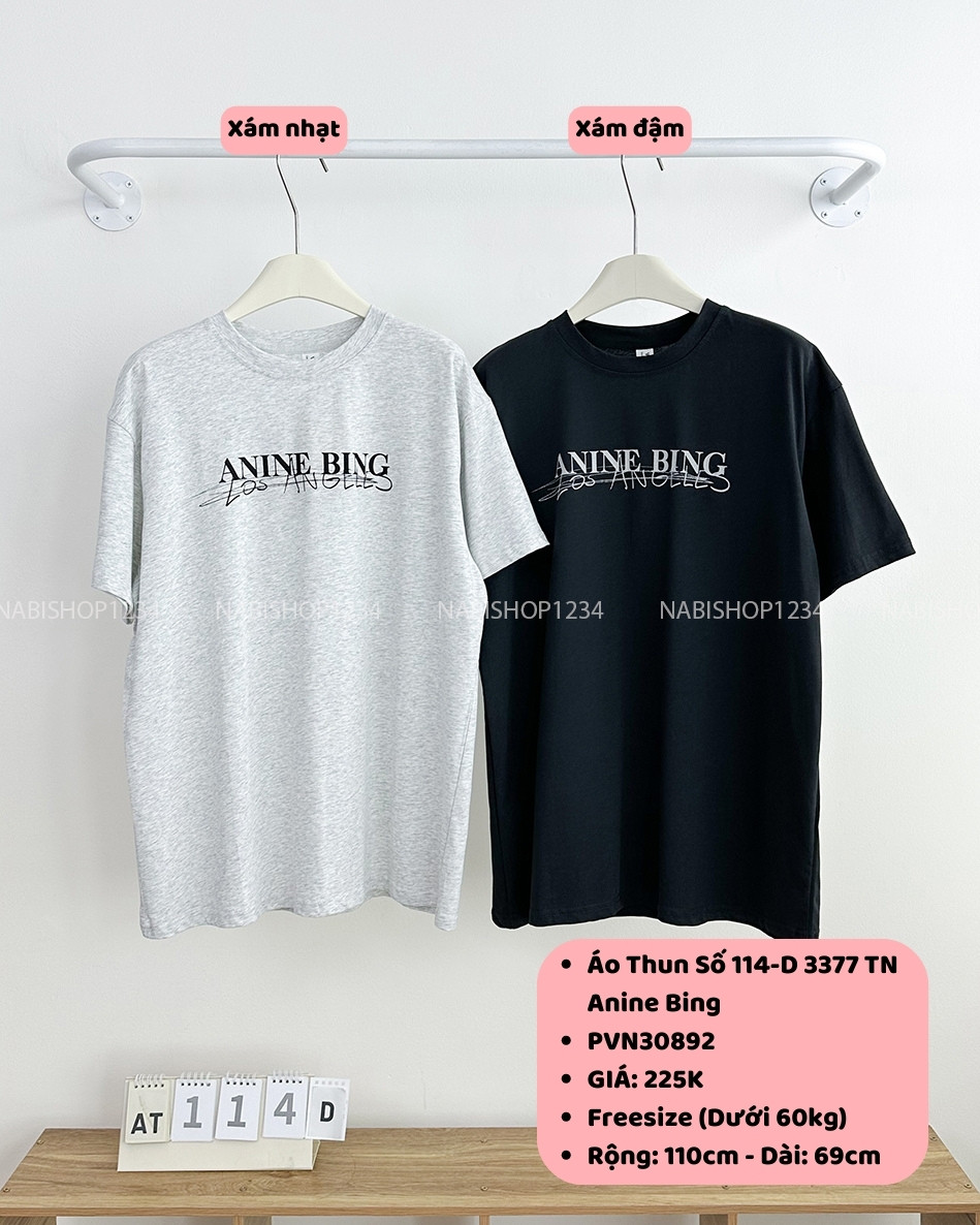 Áo Thun Số 114-D 3377 TN Anine Bing