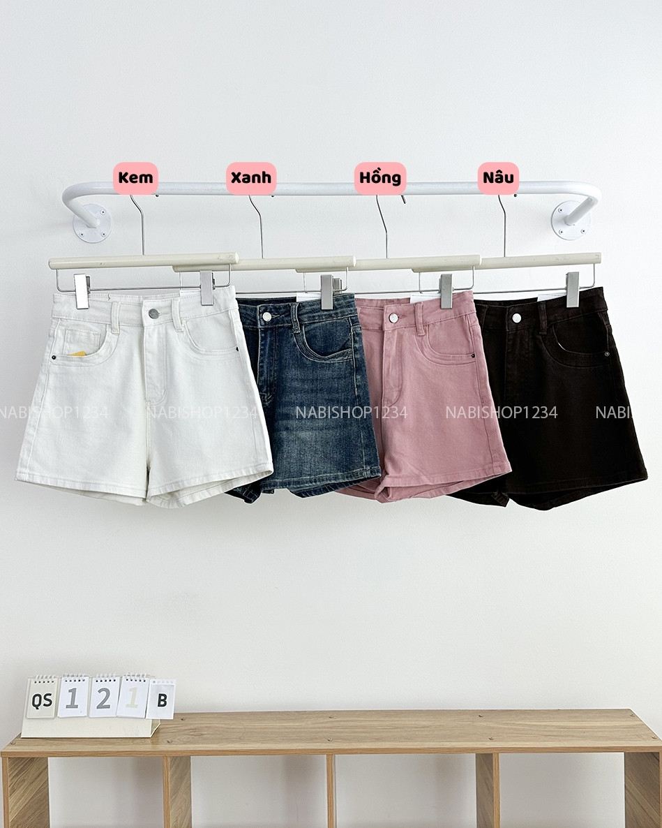 Quần Short Số 121-B 8558 Jean Túi Chữ Sau