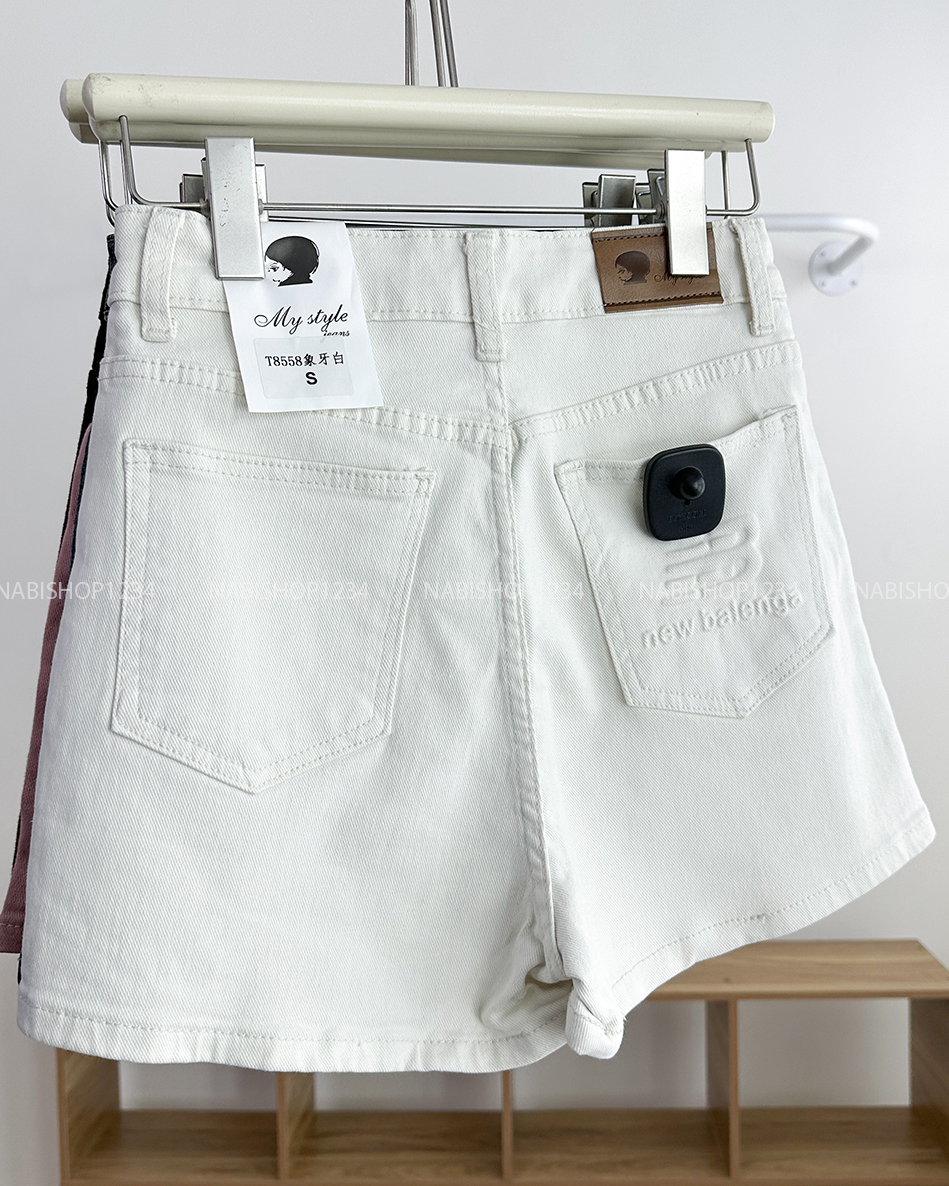 Quần Short Số 121-B 8558 Jean Túi Chữ Sau