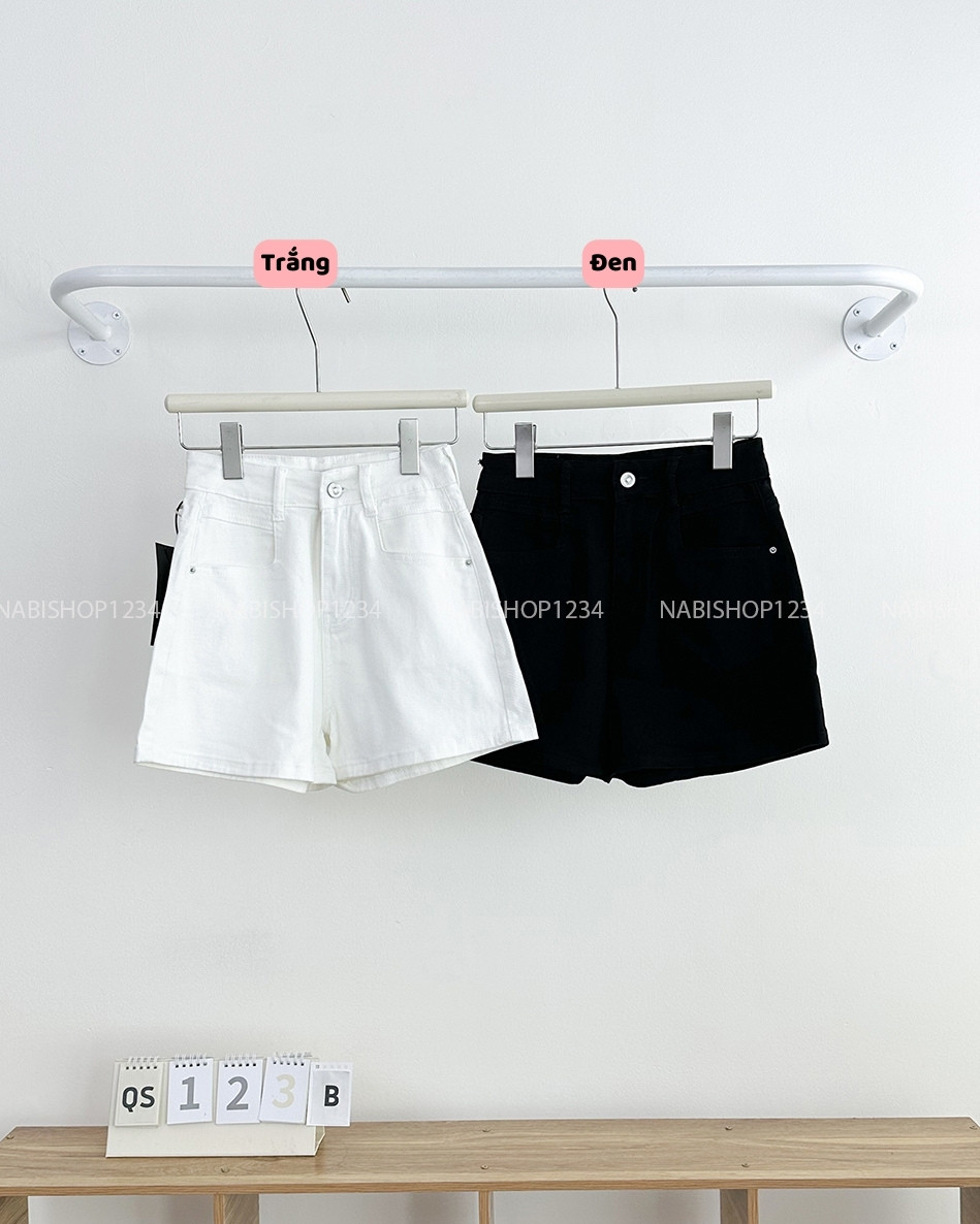 Quần Short Số 123-B 81308 Ôm Túi Viền