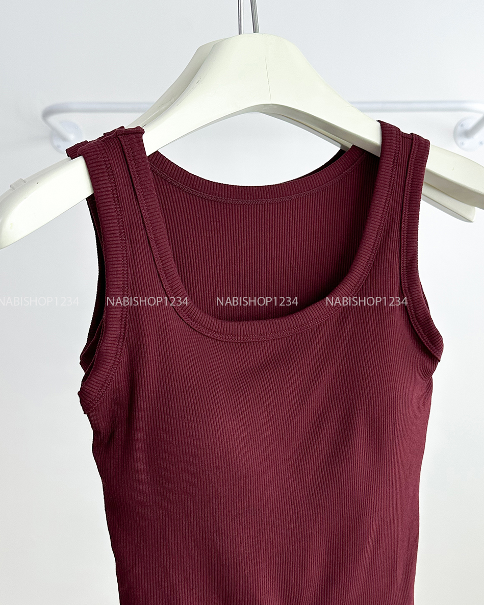 Áo Croptop Số 195-B 6682 Bra Trơn Gân
