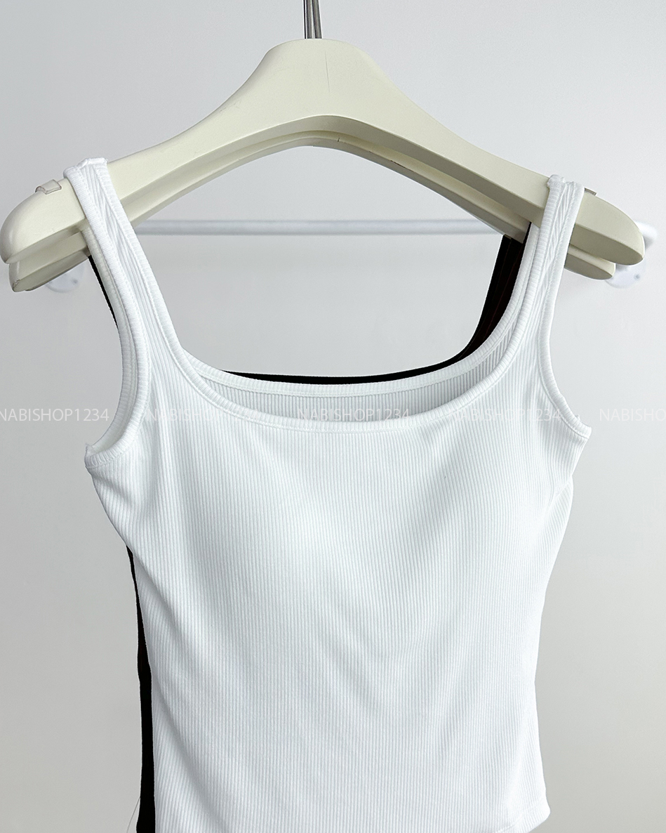 Áo Croptop Số 197-B 9987 Bra Gân 2 Dây