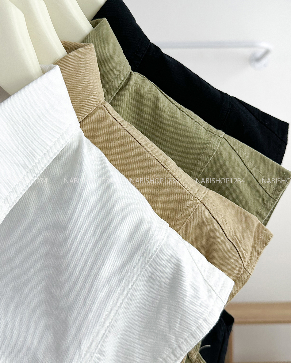 Áo Sơ Mi Số 225-B Tay Hến 2 Túi