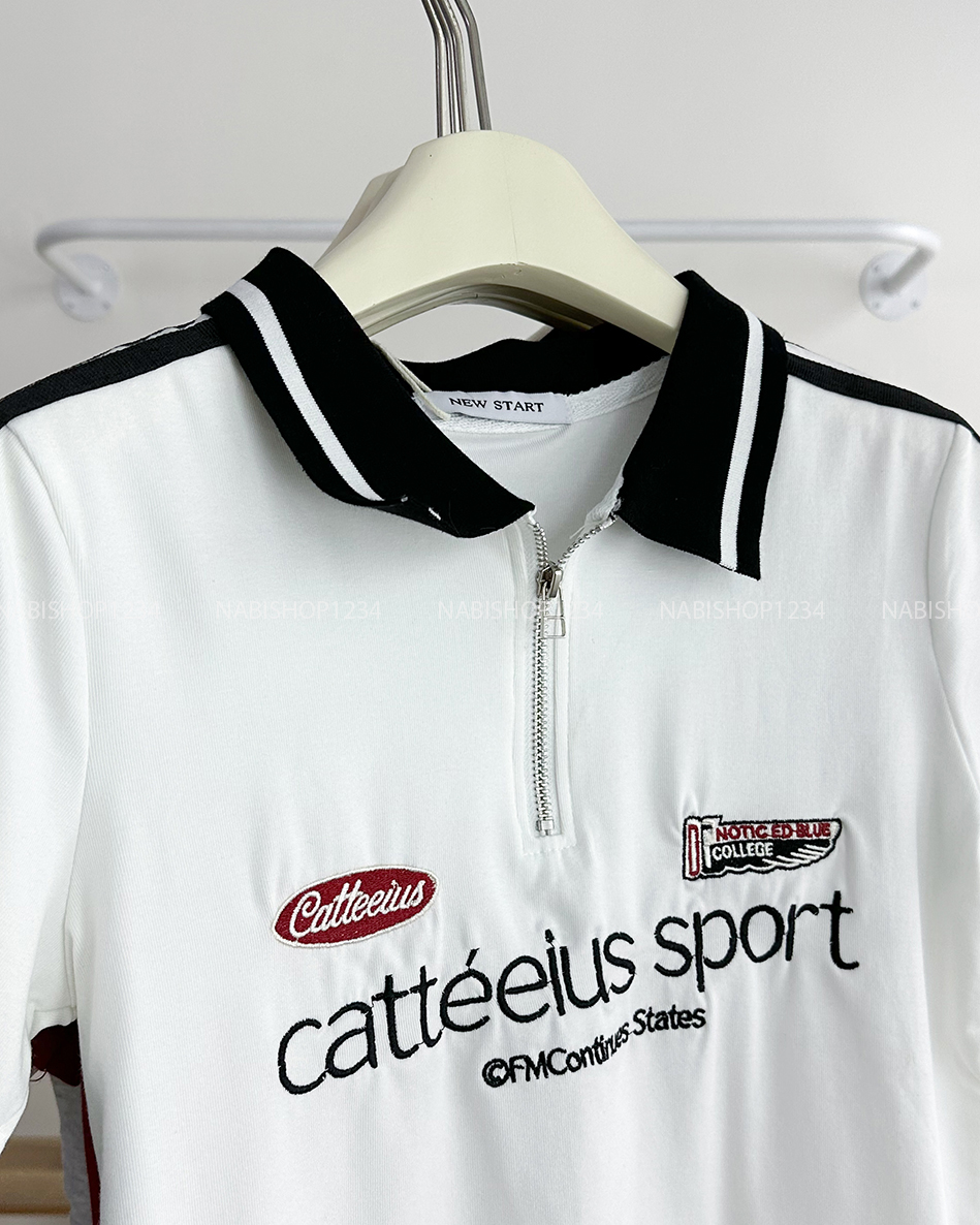 Áo Thun Số 120-B Polo Tay Sọc Sport