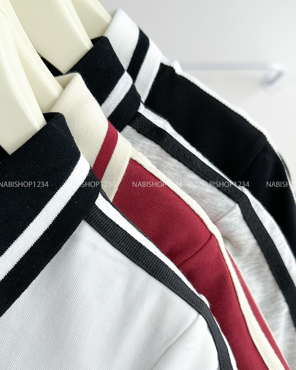Áo Thun Số 120-B Polo Tay Sọc Sport