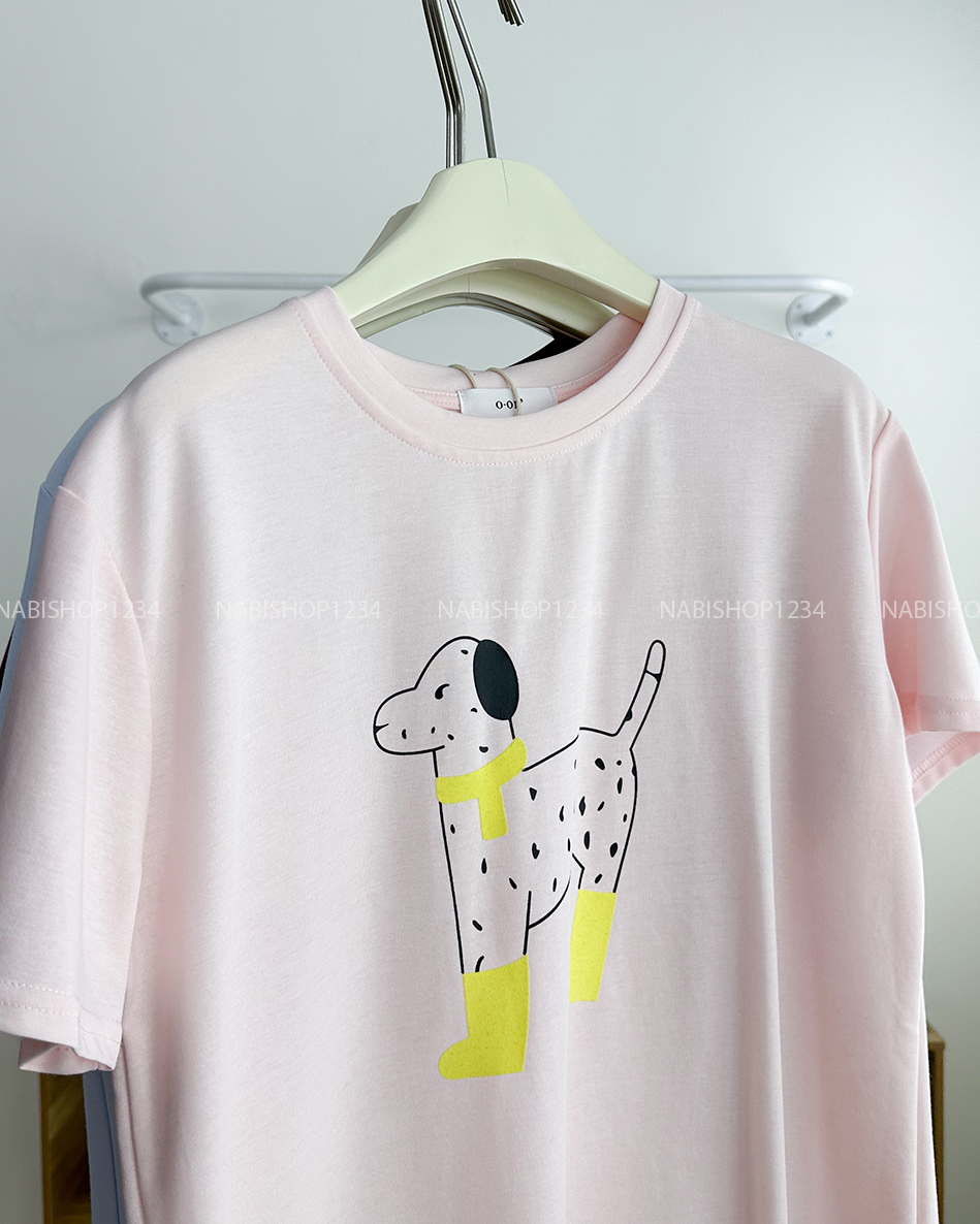 Áo Thun Số 123-D TN Chó Đốm