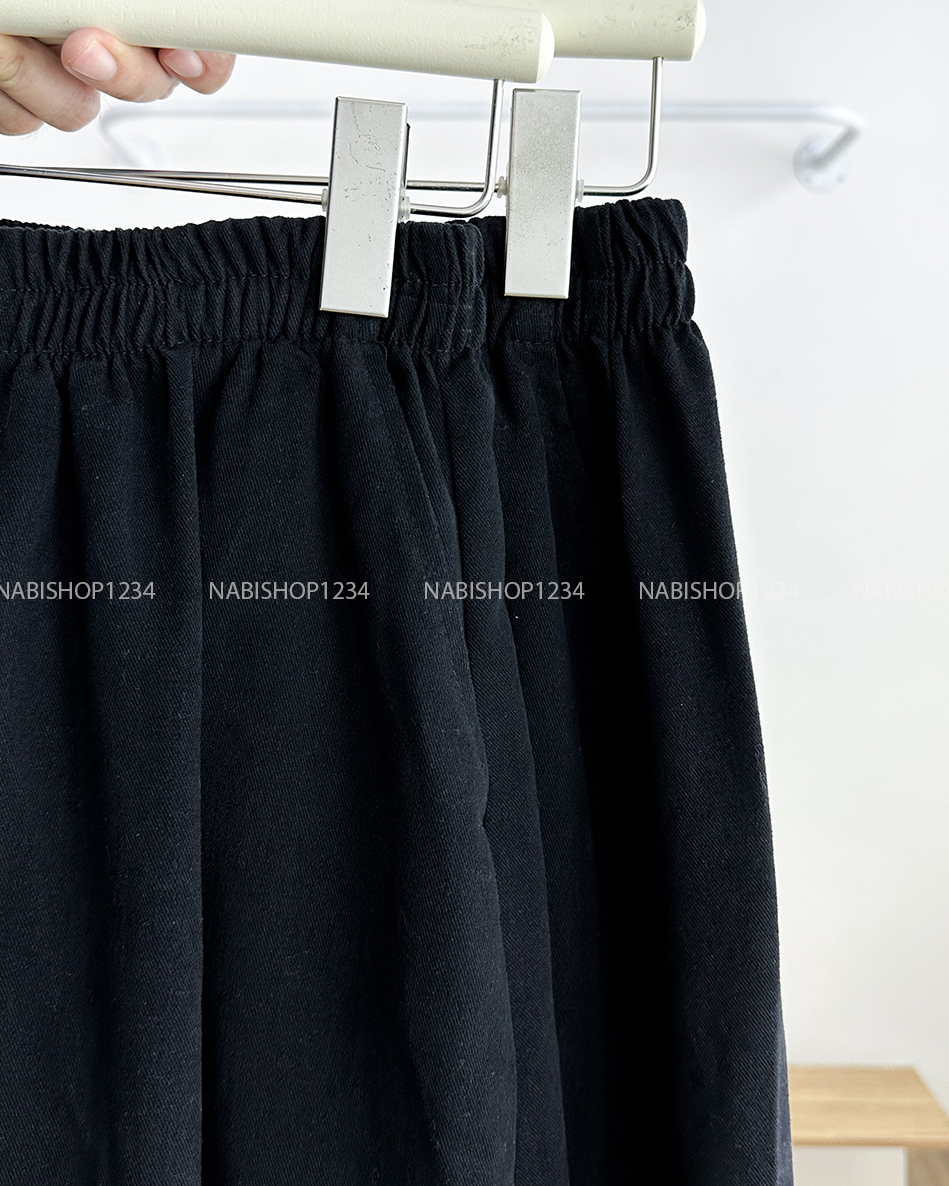Chân Váy Số 221-U Dài Kaki Lưng Thun