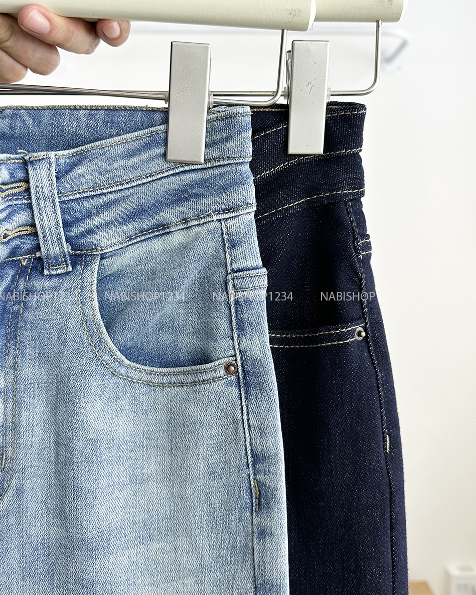 Quần Jean Số 216-D 80193 Ống Loe Tag 2 Nút