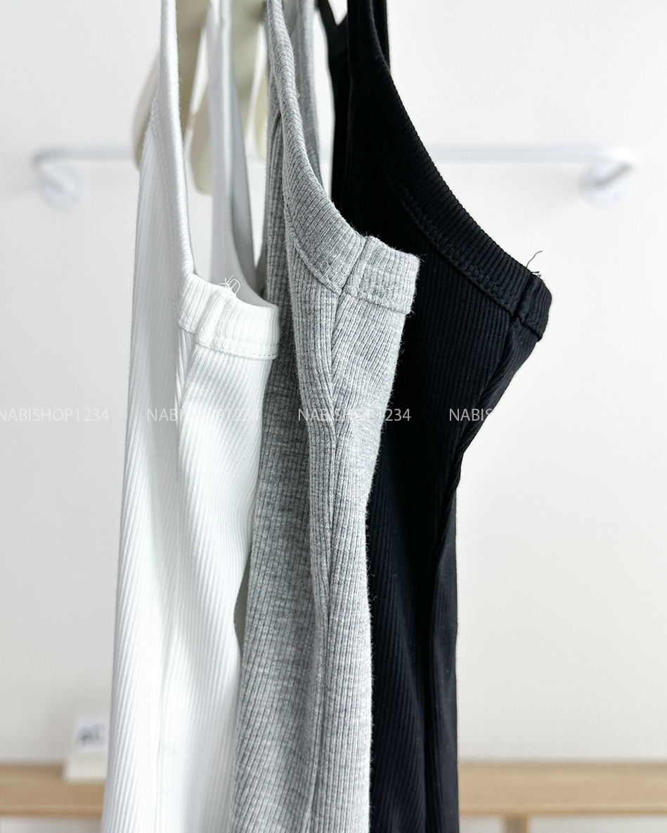 Áo Croptop Số 200-D 1039 2S Lai Thêu Chữ