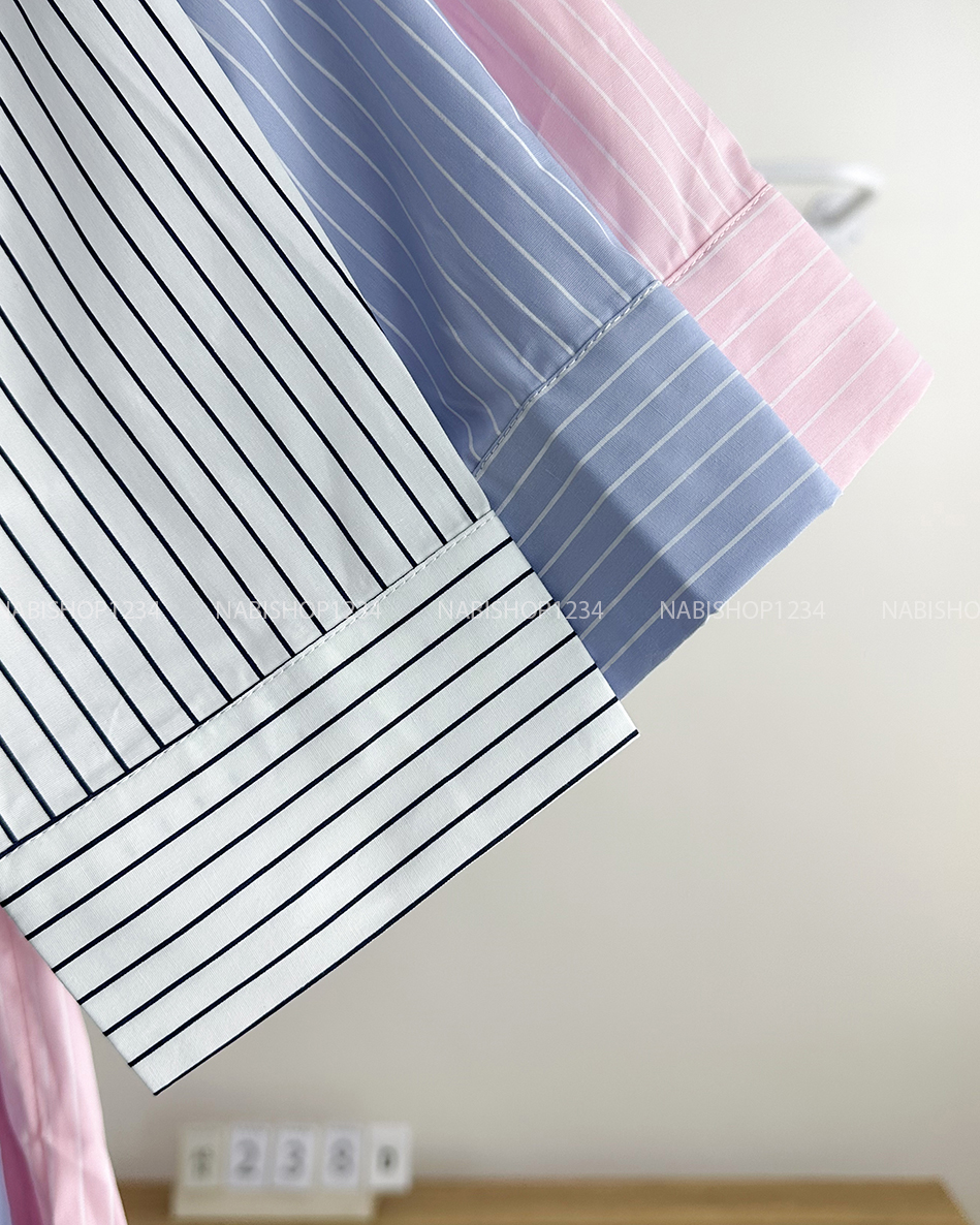 Áo Sơ Mi Số 238 -D 57070 TD Sọc 1 Túi