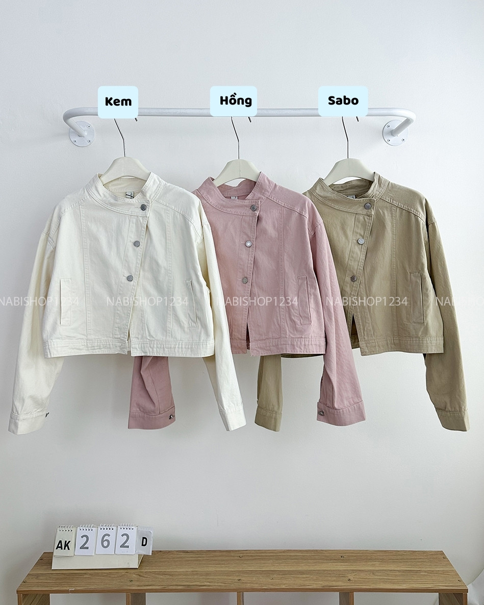 Áo Khoác Số 262-D 9689 Kaki Trơn