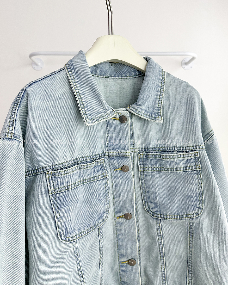 Áo Khoác Số 263-D 81239 Jean 2 Túi