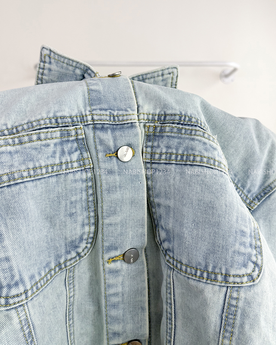 Áo Khoác Số 263-D 81239 Jean 2 Túi