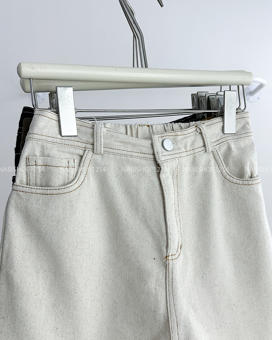 Quần Short Số 124-D 867 Kaki Viền Chỉ