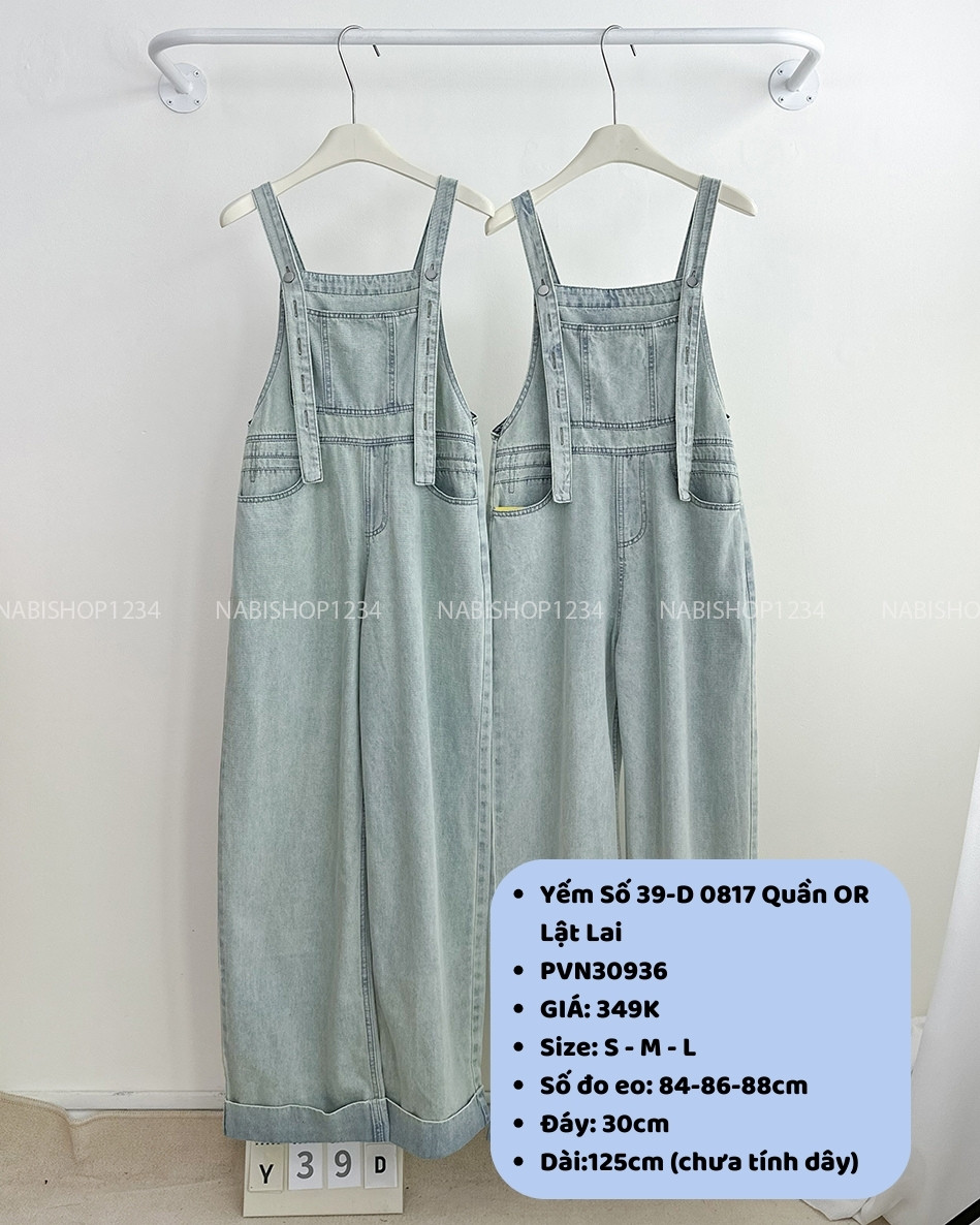 Yếm Số 39-D 0817 Quần OR Lật Lai