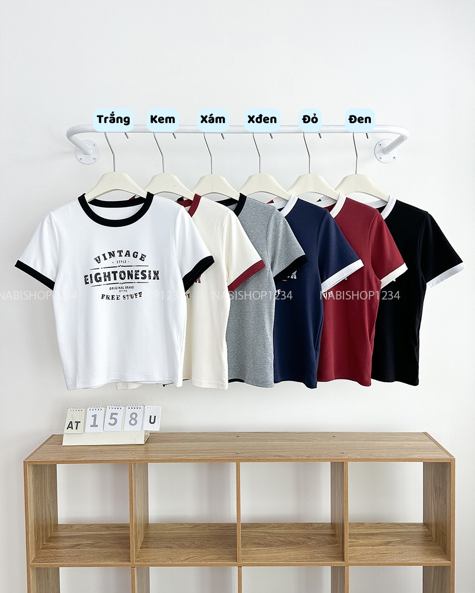 Áo Thun Số 158-U 1700 Babytee Eighton