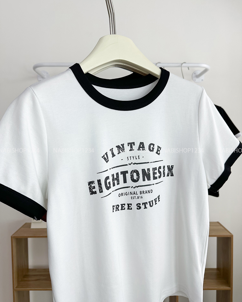 Áo Thun Số 158-U 1700 Babytee Eighton