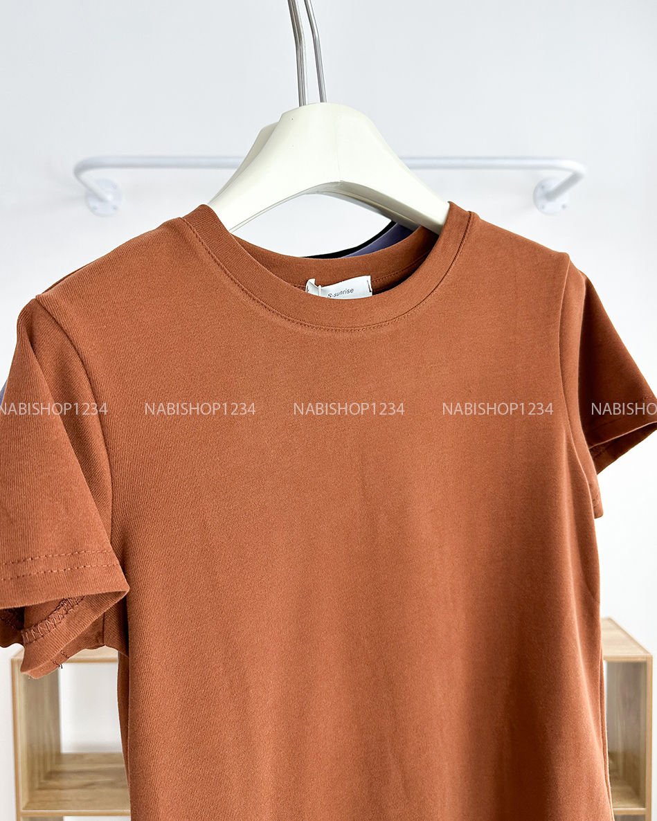 Áo Thun Số 159-U 3370 Babytee Trơn