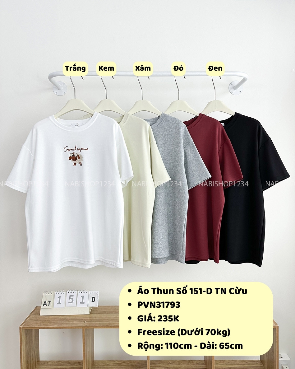 Áo Thun Số 151-D TN Cừu