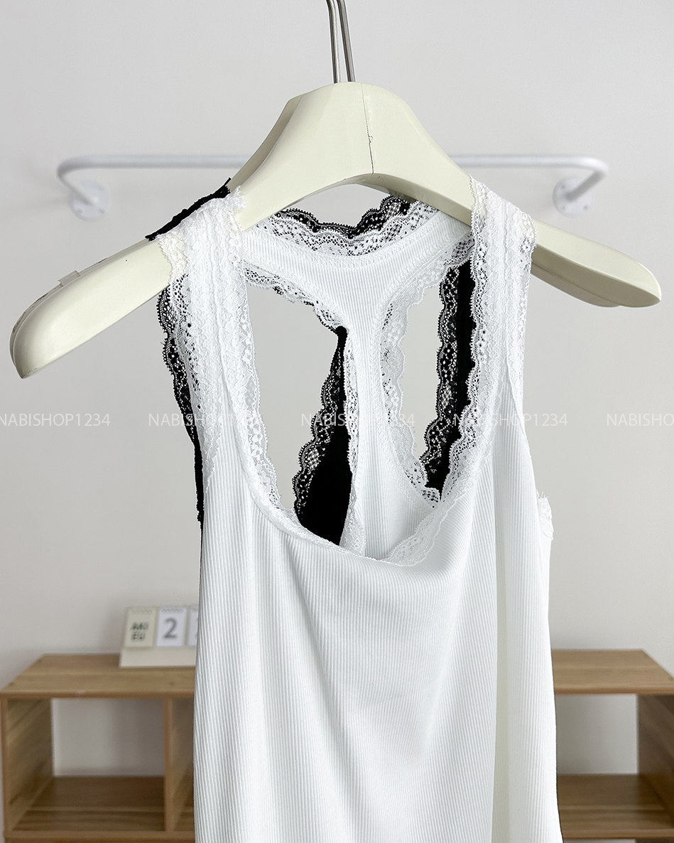 Áo Kiểu Số 211-B 8622 Cổ Yếm Viền Ren