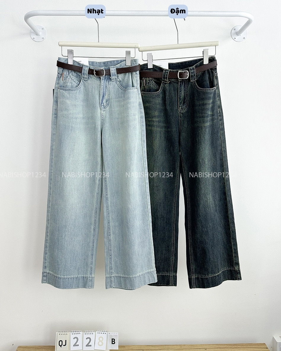 Quần Jean Số 228-B 2695 OS Đai To + Nịt