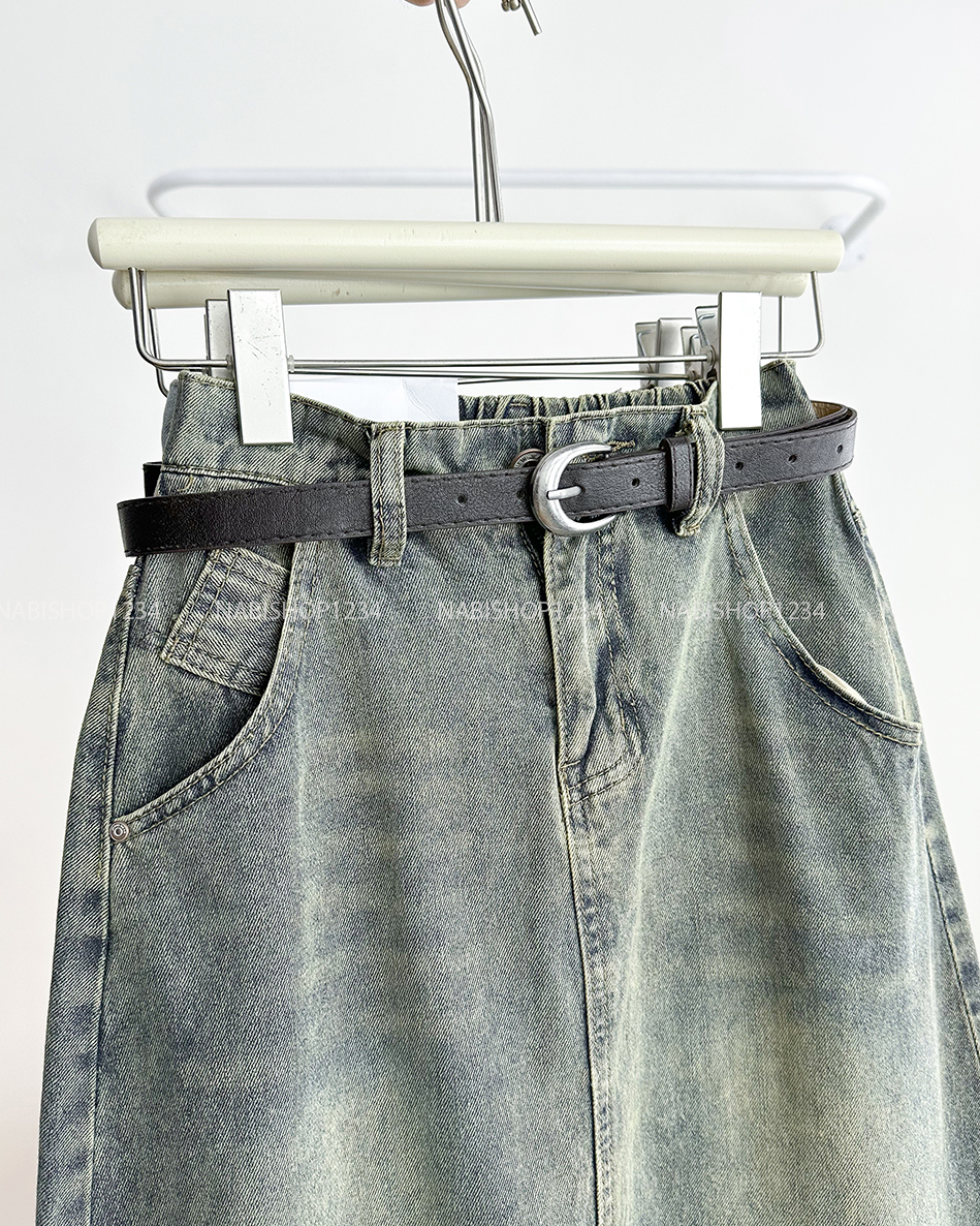 Chân Váy Số 246-D 3323 Dài Jean + Nịt New