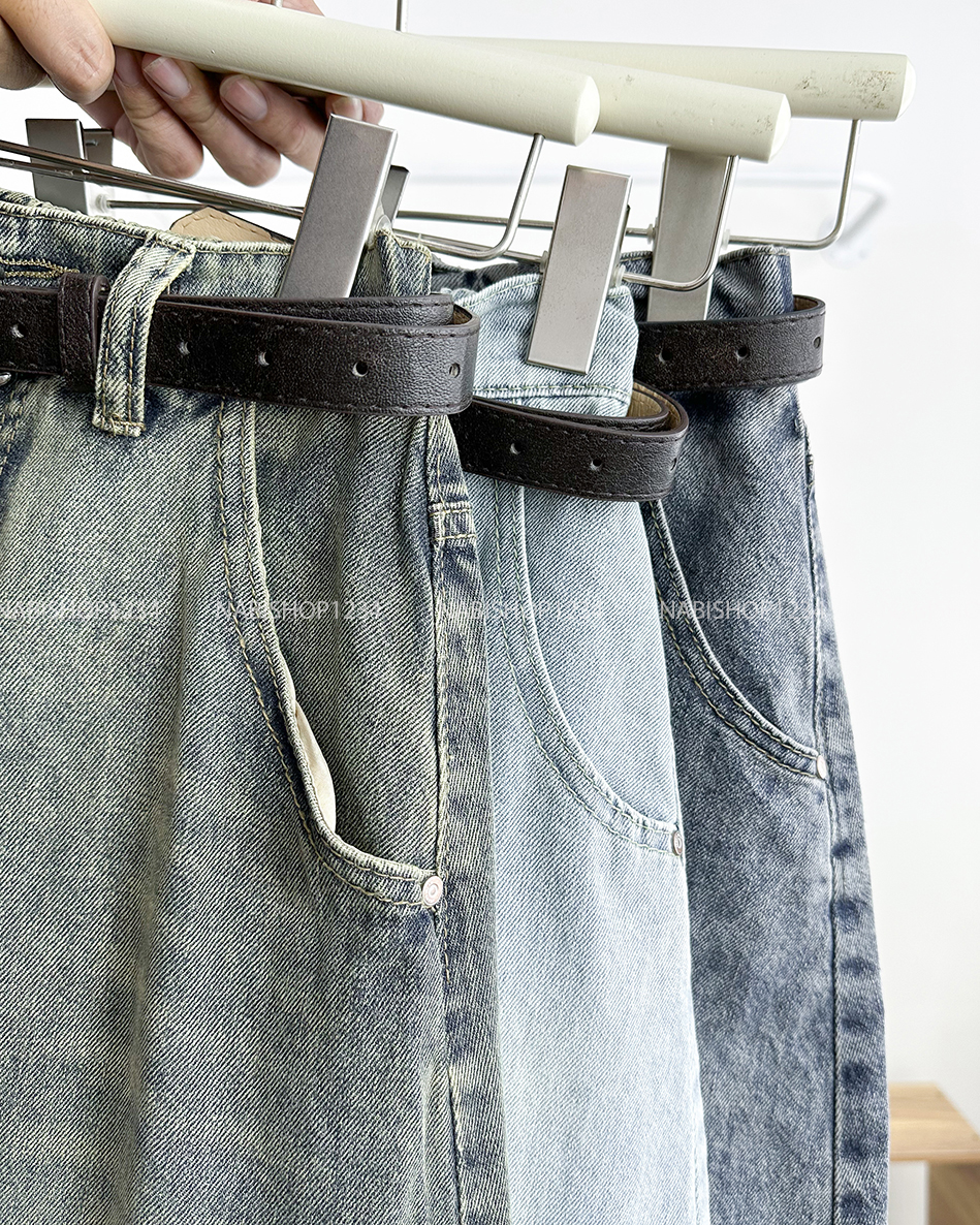 Chân Váy Số 246-D 3323 Dài Jean + Nịt New