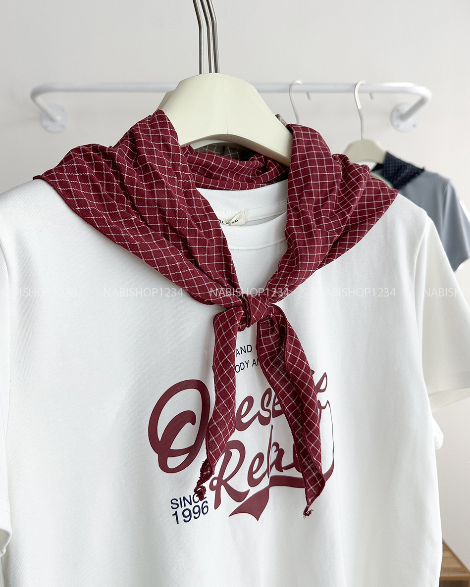 Áo Thun Số 164-D 2023 TN Qneset + Khăn