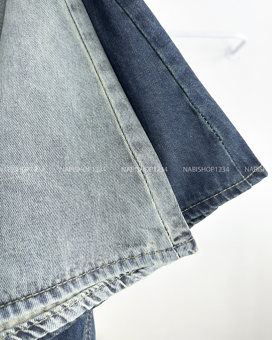 Chân Váy Số 247-D 3273 Dài Jean Xoè + Nịt