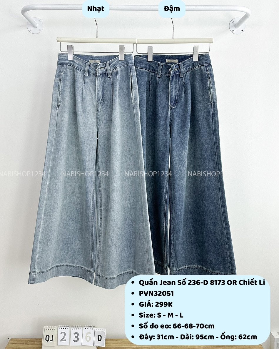 Quần Jean Số 236-D 8173 OR Chiết Li