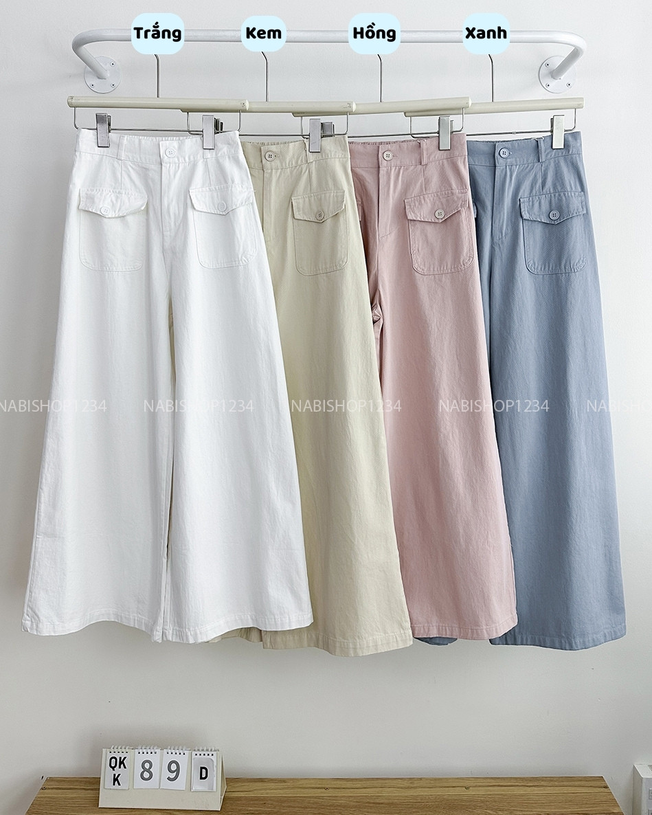 Quần Kaki Số 89-D New 2473 OR 2 Túi Trước