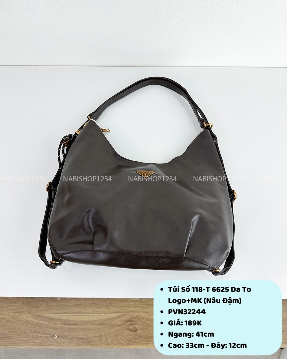 Túi Số 118-T 6625 Da To Logo+MK