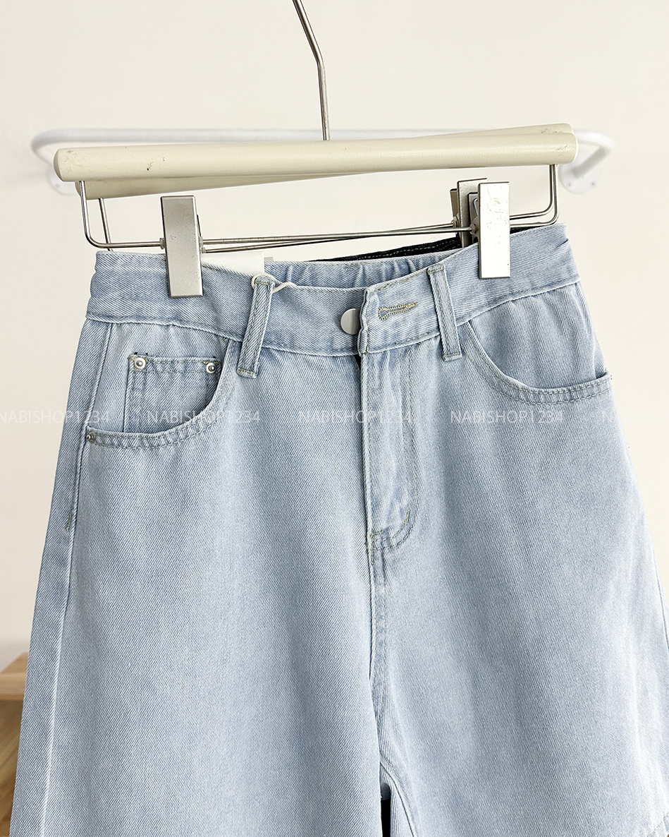 Quần Short Số 130-B 8212 Jean Viền Chỉ